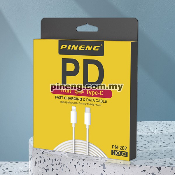 PINENG PN-202 High Speed Type C To Lightning PD Charging & Data Cable PINENG PN-202 High Speed Type C To Lightning PD Charging & Data Cable